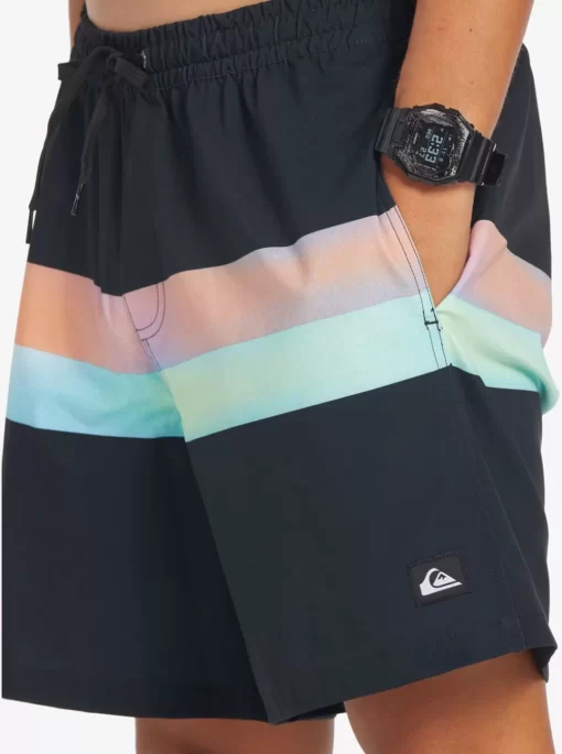 Mens Quiksilver Elastic Waist | Surfsilk Air-Brush 17" Volleys For Men
