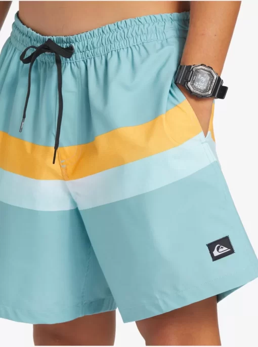 Mens Quiksilver Elastic Waist | Surfsilk Air-Brush 17" Volleys For Men