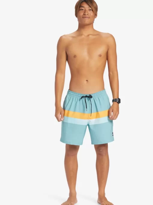 Mens Quiksilver Elastic Waist | Surfsilk Air-Brush 17" Volleys For Men