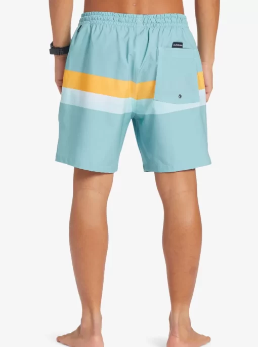 Mens Quiksilver Elastic Waist | Surfsilk Air-Brush 17" Volleys For Men