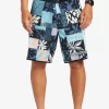Mens Quiksilver Shorts & Amphibians | Surfsilk Hawaii Scallop 19 19