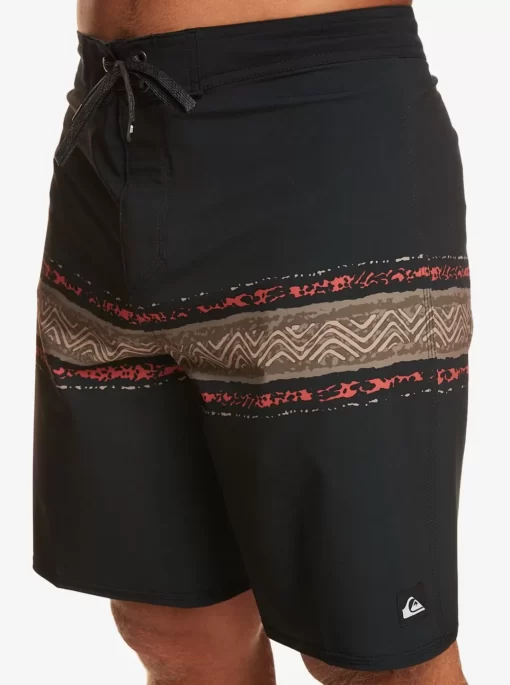 Mens Quiksilver Boardshorts | Surfsilk Mesa Stripe 19" Boardshorts