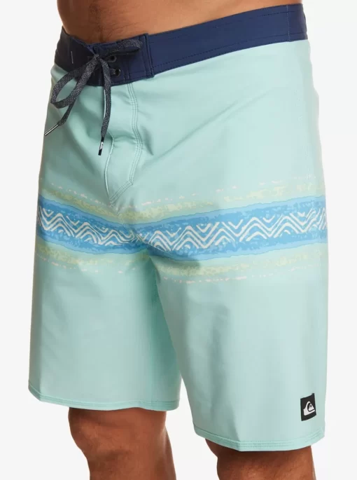 Mens Quiksilver Boardshorts | Surfsilk Mesa Stripe 19" Boardshorts
