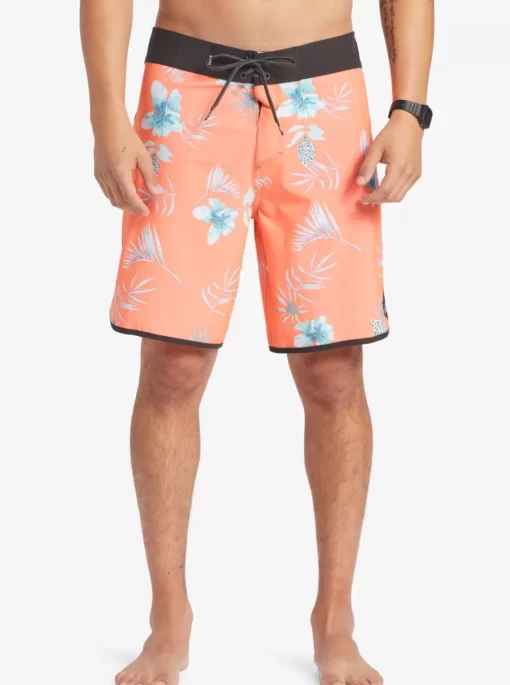 Mens Quiksilver Boardshorts | Surfsilk Scallop 19" Boardshorts