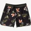 Mens Quiksilver Elastic Waist | Surfsilk Scallop Volley 17