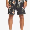 Mens Quiksilver Elastic Waist | Surfsilk Scallop Volley 17