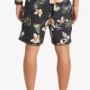 Mens Quiksilver Elastic Waist | Surfsilk Scallop Volley 17