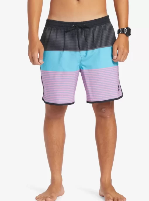 Mens Quiksilver Elastic Waist | Surfsilk Tijuana 17" Volleys