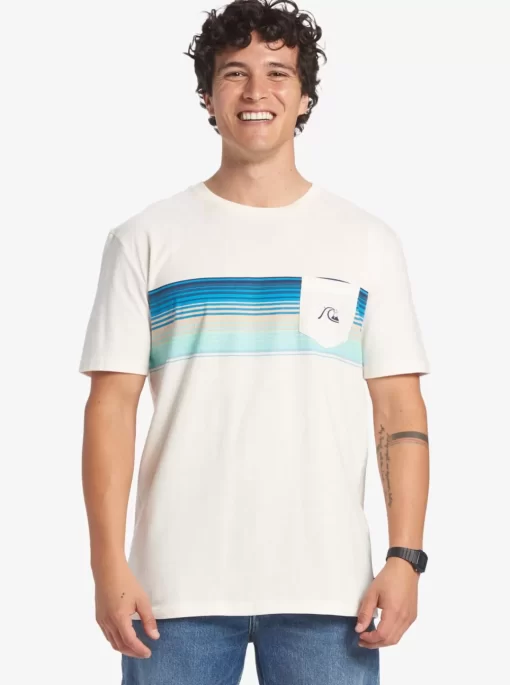Mens Quiksilver Tees | Swell Vision Stripe Pocket T-Shirt