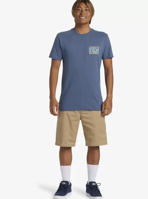 Mens Quiksilver Tees | Taking Roots T-Shirt