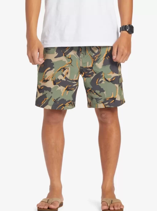 Mens Quiksilver Boardshorts | Taxer Cargo 18" Amphibian Boardshorts