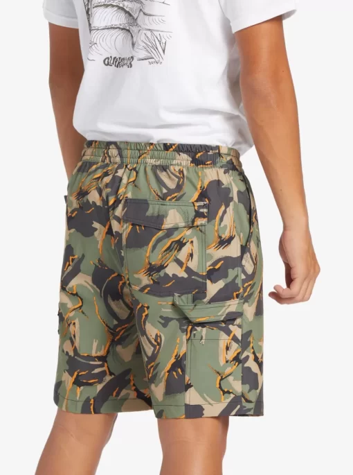 Mens Quiksilver Boardshorts | Taxer Cargo 18" Amphibian Boardshorts