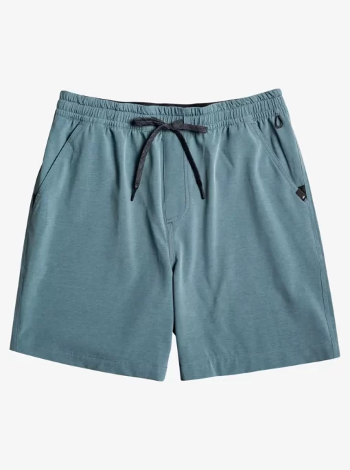 Mens Quiksilver Boardshorts | Taxer Heather 18" Amphibian Boardshorts