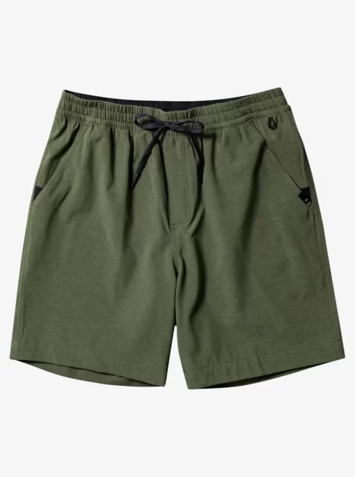 Mens Quiksilver Boardshorts | Taxer Heather 18" Amphibian Boardshorts