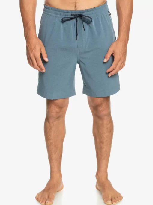 Mens Quiksilver Boardshorts | Taxer Heather 18" Amphibian Boardshorts