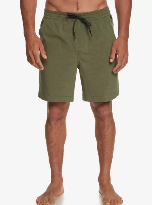 Mens Quiksilver Boardshorts | Taxer Heather 18" Amphibian Boardshorts