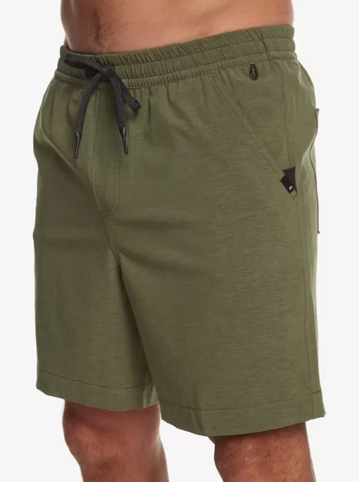 Mens Quiksilver Boardshorts | Taxer Heather 18" Amphibian Boardshorts