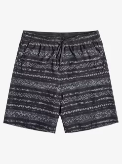 Mens Quiksilver Boardshorts | Taxer Print 18" Amphibian Boardshorts