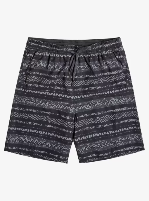 Mens Quiksilver Boardshorts | Taxer Print 18" Amphibian Boardshorts