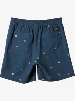 Mens Quiksilver Boardshorts | Taxer Print 18" Amphibian Boardshorts
