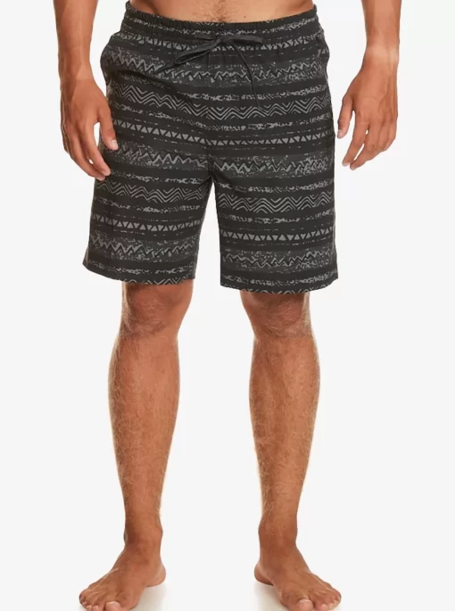 Mens Quiksilver Boardshorts | Taxer Print 18" Amphibian Boardshorts