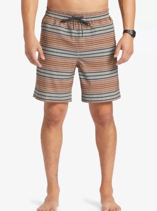 Mens Quiksilver Boardshorts | Taxer Print 18" Amphibian Boardshorts