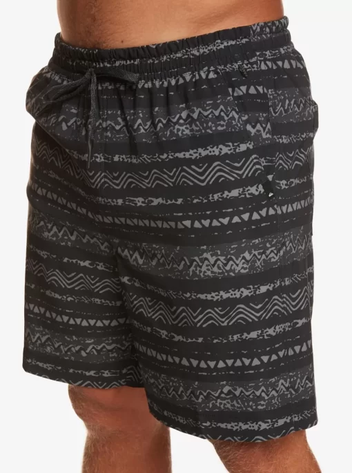 Mens Quiksilver Boardshorts | Taxer Print 18" Amphibian Boardshorts