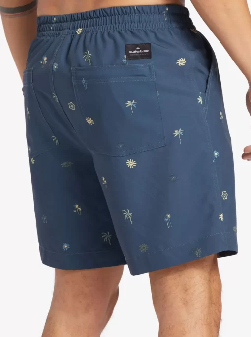 Mens Quiksilver Boardshorts | Taxer Print 18" Amphibian Boardshorts
