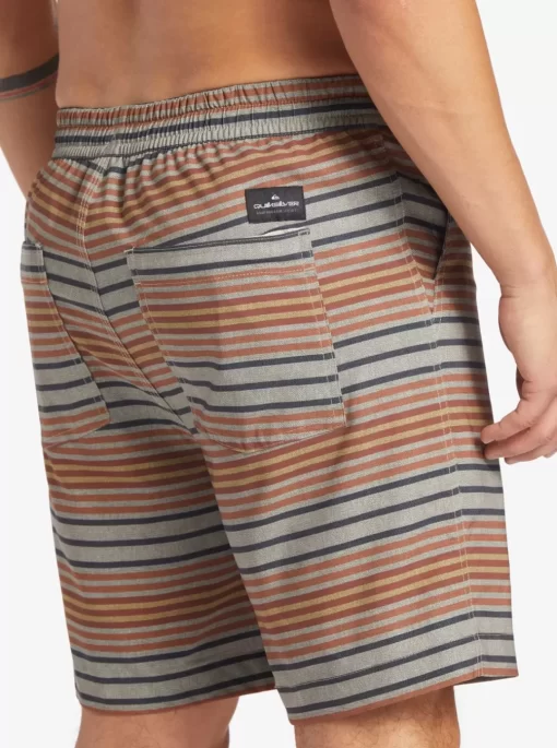 Mens Quiksilver Boardshorts | Taxer Print 18" Amphibian Boardshorts