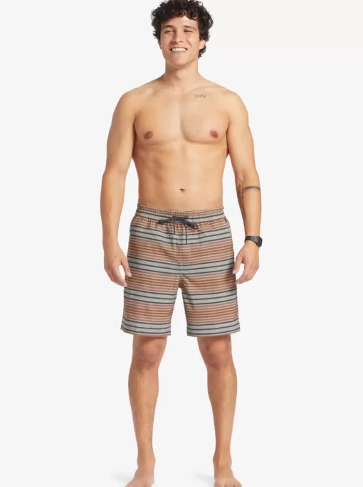 Mens Quiksilver Boardshorts | Taxer Print 18" Amphibian Boardshorts