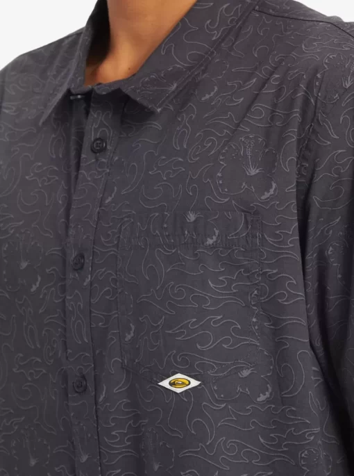 Mens Quiksilver Shirts & Polos | The Saturn Short Sleeve Shirt
