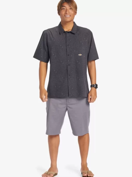 Mens Quiksilver Shirts & Polos | The Saturn Short Sleeve Shirt