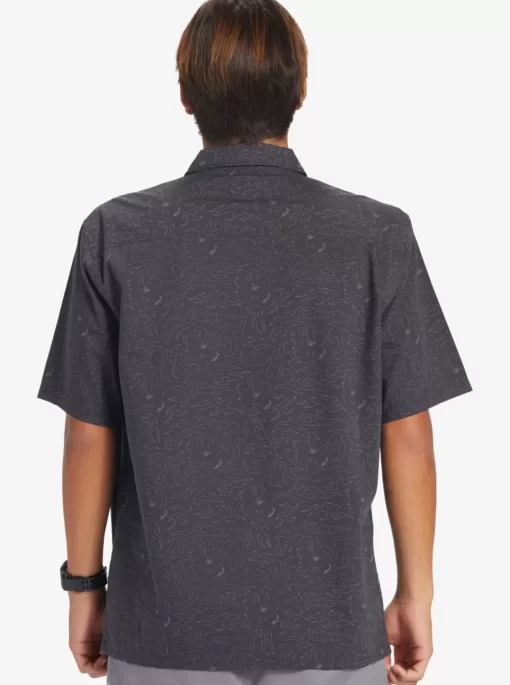Mens Quiksilver Shirts & Polos | The Saturn Short Sleeve Shirt
