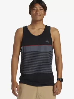 Mens Quiksilver Tees | Tijuana Stripe Tank Top