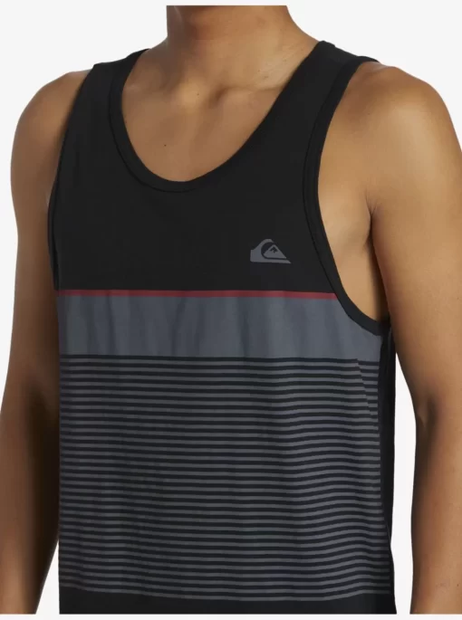 Mens Quiksilver Tees | Tijuana Stripe Tank Top