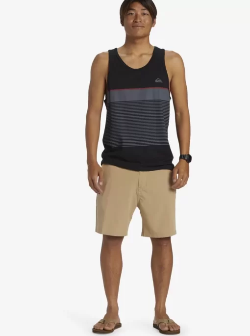 Mens Quiksilver Tees | Tijuana Stripe Tank Top
