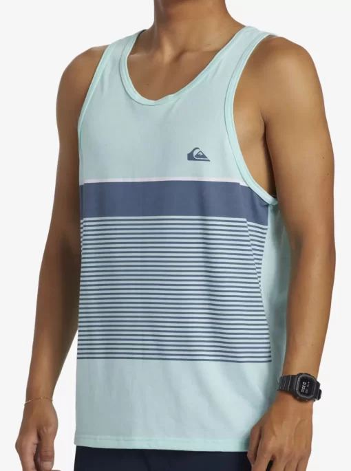 Mens Quiksilver Tees | Tijuana Stripe Tank Top