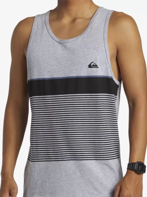 Mens Quiksilver Tees | Tijuana Stripe Tank Top
