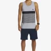 Mens Quiksilver Tees | Tijuana Stripe Tank Top