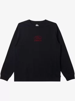 Mens Quiksilver Tees | Tilt Long Sleeve Stn T-Shirt