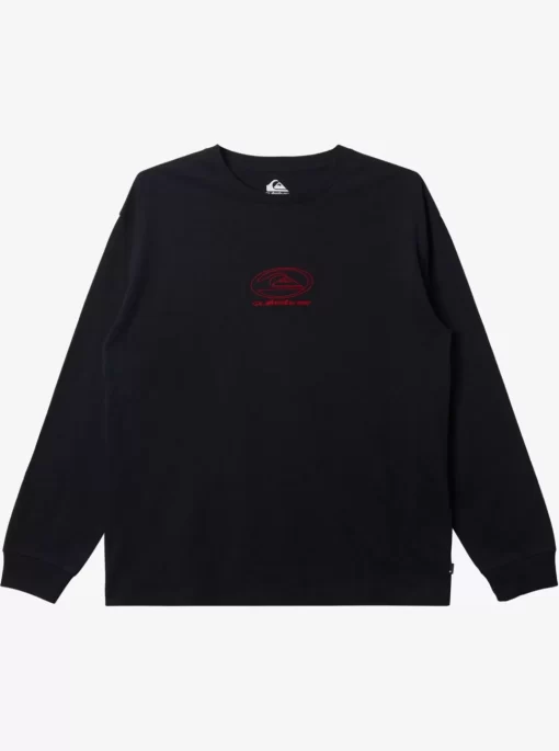 Mens Quiksilver Tees | Tilt Long Sleeve Stn T-Shirt