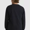 Mens Quiksilver Tees | Tilt Long Sleeve Stn T-Shirt