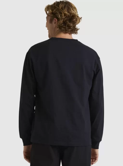 Mens Quiksilver Tees | Tilt Long Sleeve Stn T-Shirt