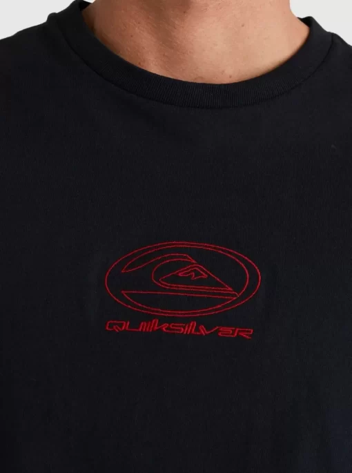 Mens Quiksilver Tees | Tilt Long Sleeve Stn T-Shirt