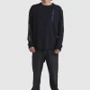 Mens Quiksilver Tees | Trident Long Sleeve T-Shirt