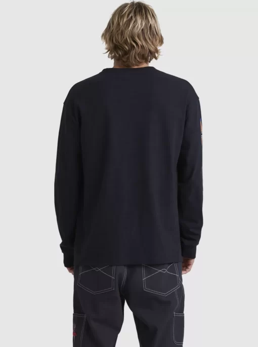 Mens Quiksilver Tees | Trident Long Sleeve T-Shirt