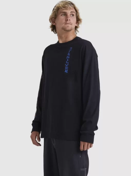 Mens Quiksilver Tees | Trident Long Sleeve T-Shirt