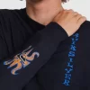 Mens Quiksilver Tees | Trident Long Sleeve T-Shirt