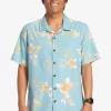 Mens Quiksilver Shirts & Polos | Tropical Floral Short Sleeve Woven Shirt