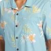 Mens Quiksilver Shirts & Polos | Tropical Floral Short Sleeve Woven Shirt